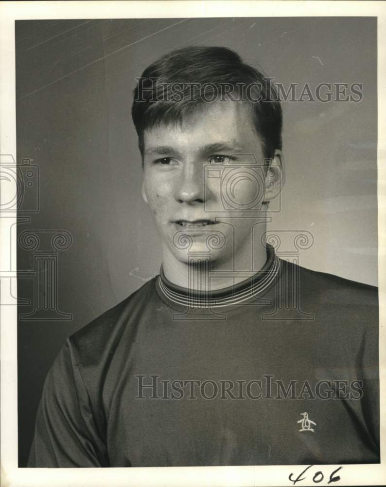 1970 Press Photo Franklin High School Football Player Hans Watson, New Orleans - Historic Images