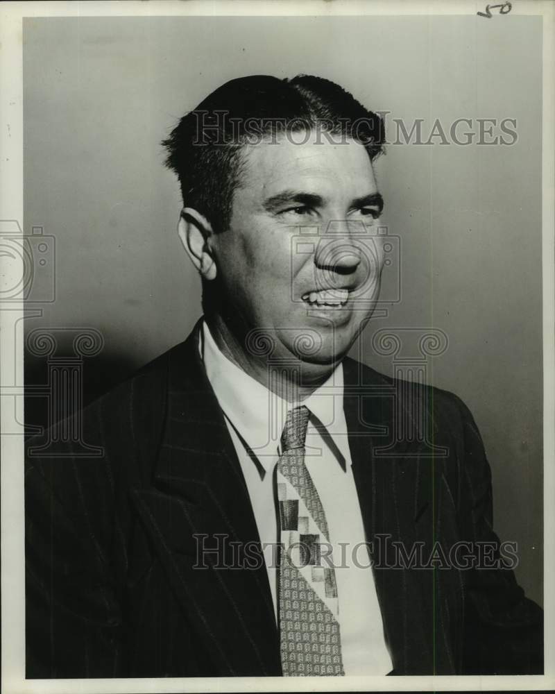 1955 Press Photo Albert White of Tangletowns in Portrait - Historic Images