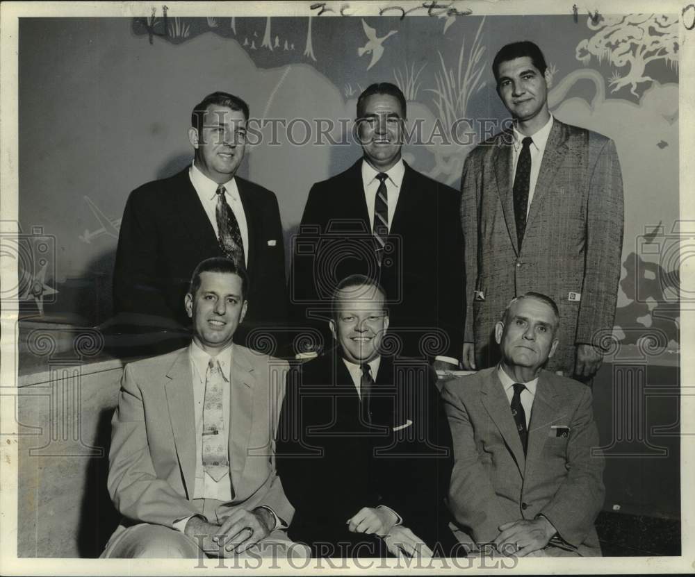 1956 Traffic Club Toastmasters Officers, Southern Yacht Club-Historic Images