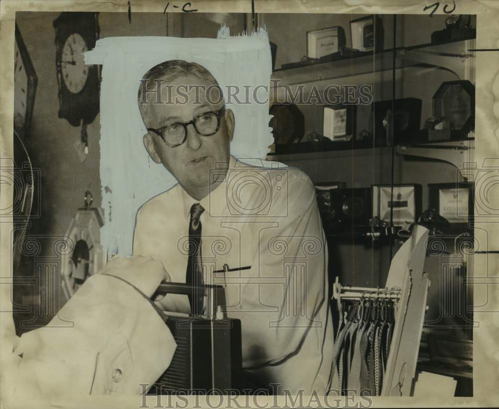 1966 Mallison M. White, Manager of Robbed Jewelry Store, New Orleans-Historic Images