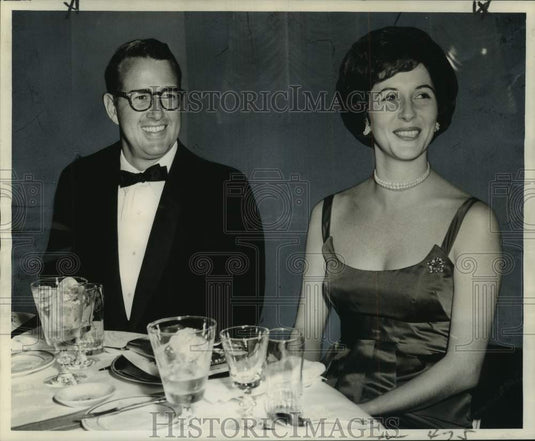 1960 Press Photo Mr. and Mrs. Harry Hunter White Jr. at Symphony Anniversary - Historic Images