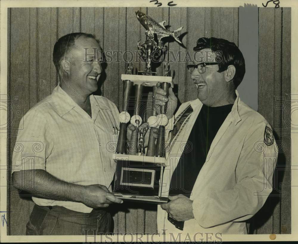 1971 Lures &#39;n Liars - Captain Joe Walton and Earl Moran After Rodeo - Historic Images