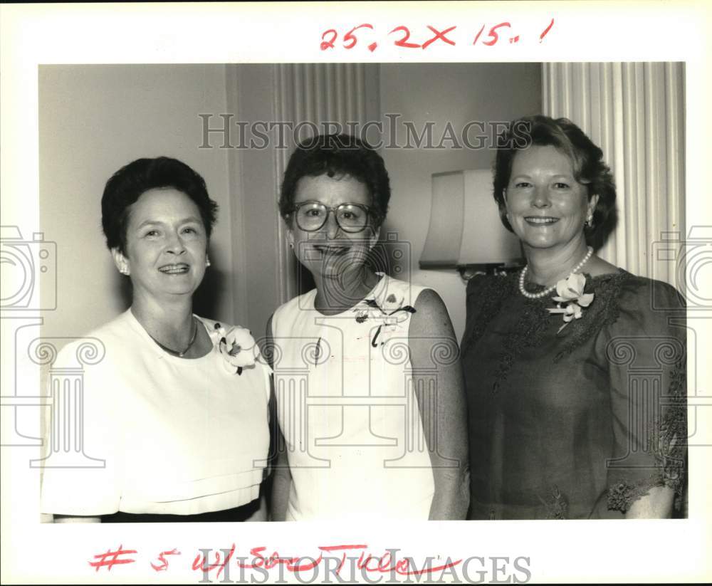 1995 Clara Lyman, Cathy Clark, Iris Sherman at the Orleans Club - Historic Images