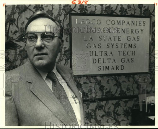 1984 Gaylon Simmons head of Louisiana Energy & Development - Historic Images