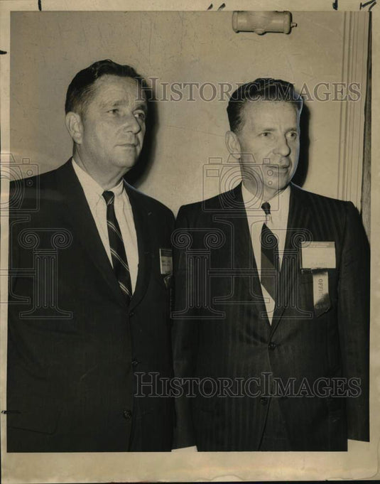 1966 Slater & Hoyer attend General Agents & Managers Conference - Historic Images