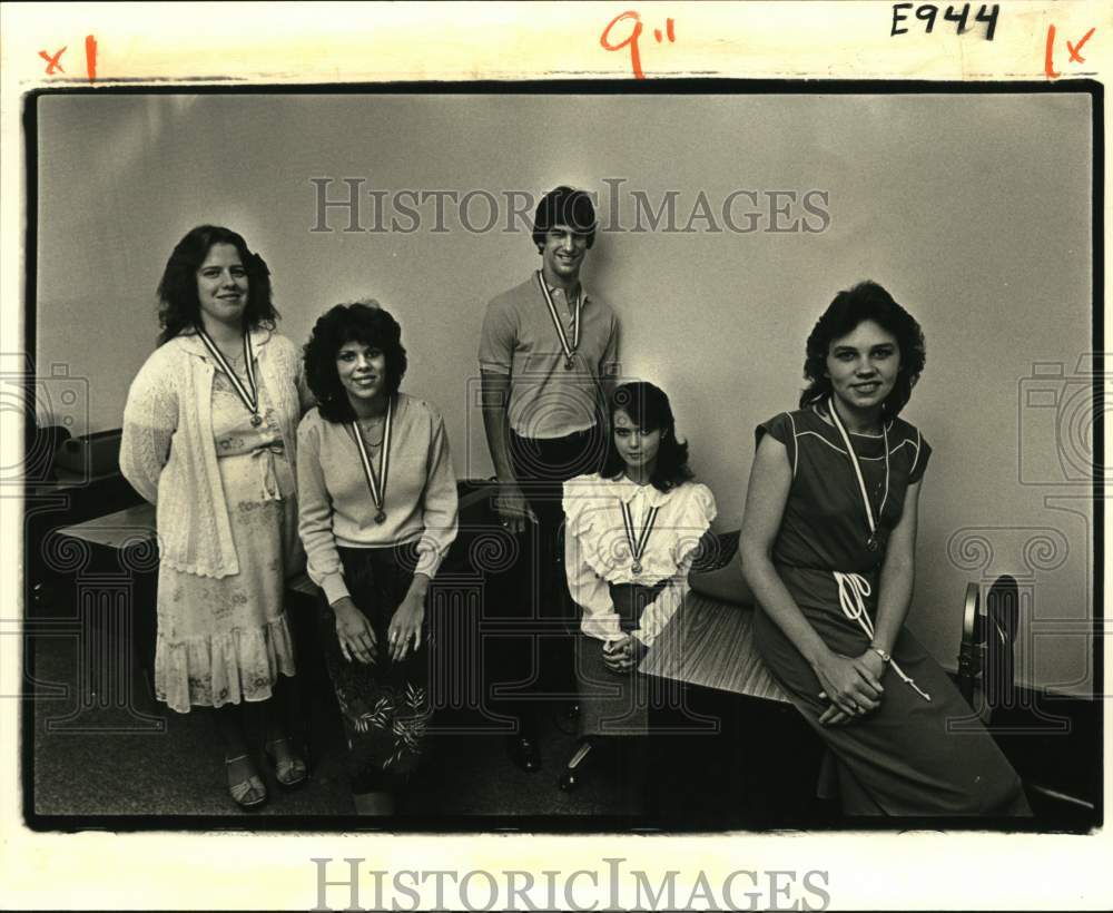 1982 Press Photo New Orleans Invitational Olympic Skills Meet- Phillips College - Historic Images