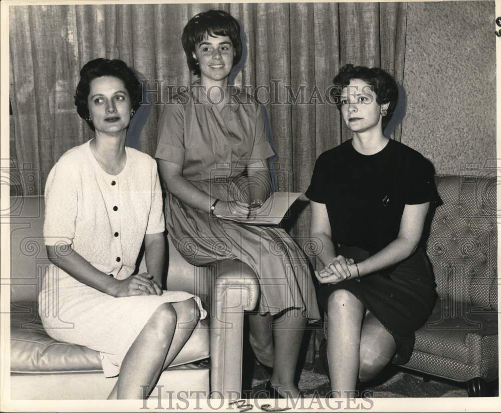 1962 Press Photo Alumnae of Pi Beta Phi fraternity annual benefit card party - Historic Images