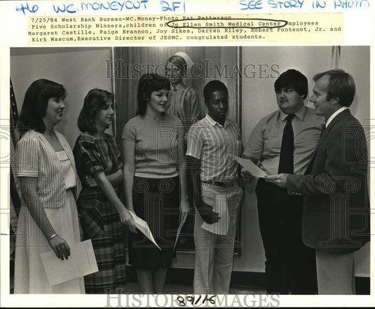 1984 Scholarship winners honored at Jo Ellen Smith Hospital - Historic Images