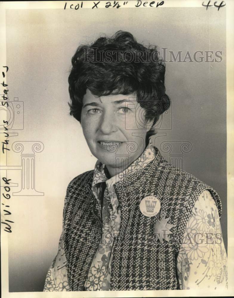 1973 Maggie Stich, VIGOR director - Historic Images