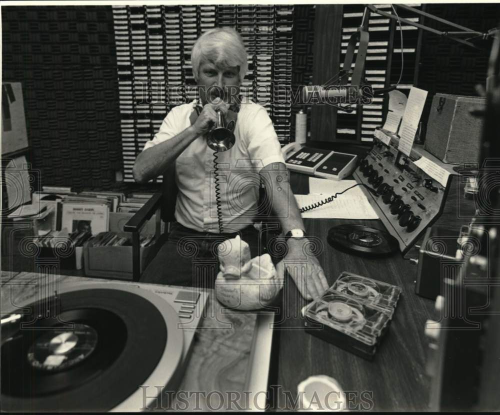 1983 Jim Stewart, Disc Jockey - Historic Images