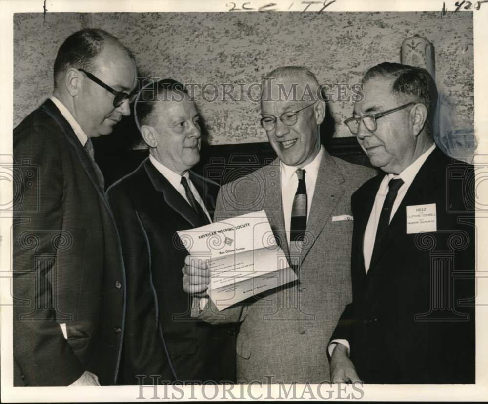 1963 New Orleans chapter of the American Welding Society - Historic Images