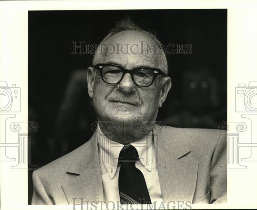 1981 Press Photo Delta Downs state steward Clyde Stephens - noc62950- Historic Images