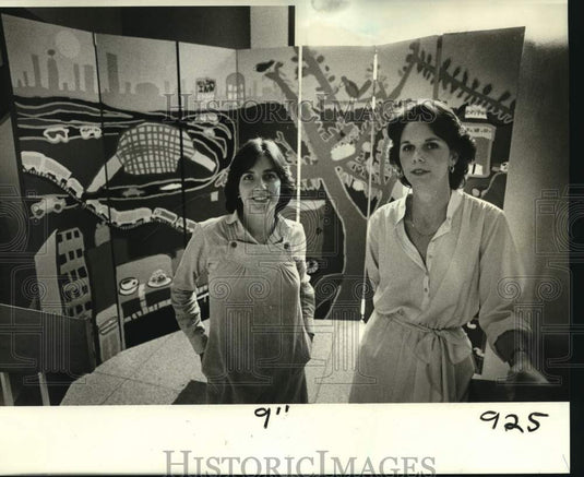 1982 Press Photo Ellie Sonis & Rebecca Kinnebrew- "Parents and Kids: Making It" - Historic Images