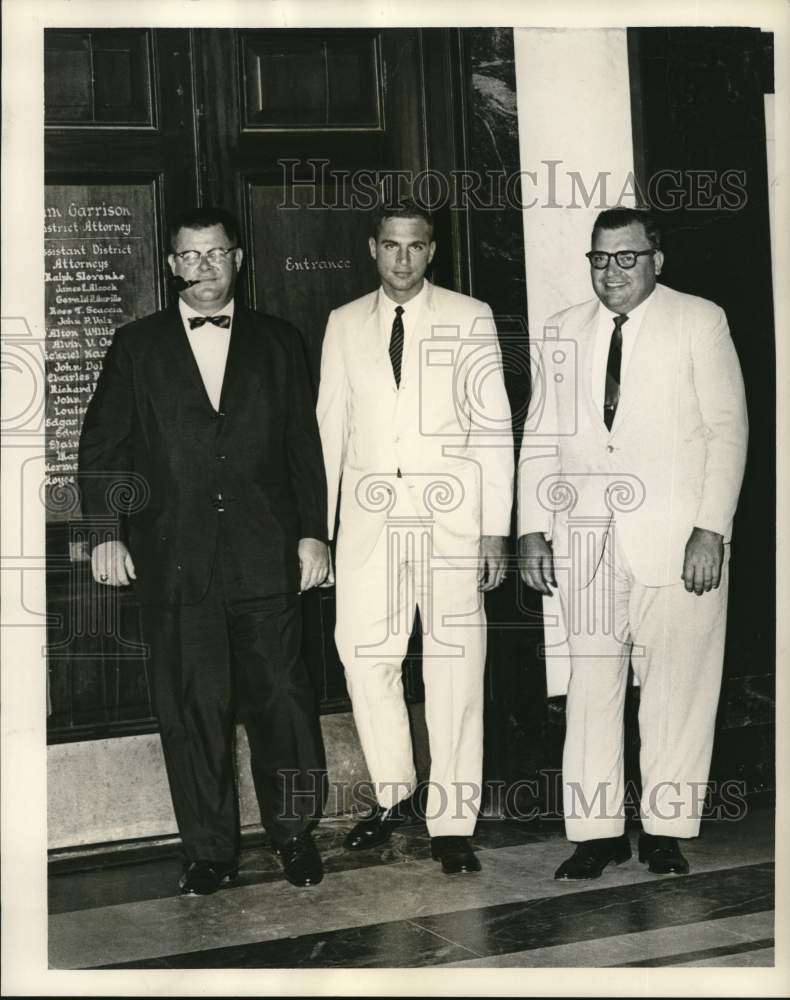 1965 PBI men leaving the District Attorney&#39;s office in New Orleans. - Historic Images