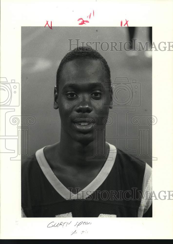 1988 Press Photo Curtis Spears, basketball player - noc64122- Historic Images