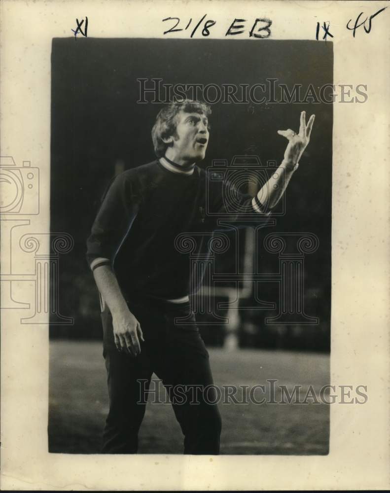 1978 Press Photo Larry Smith, Tulane University Head Football Coach - noc64326- Historic Images