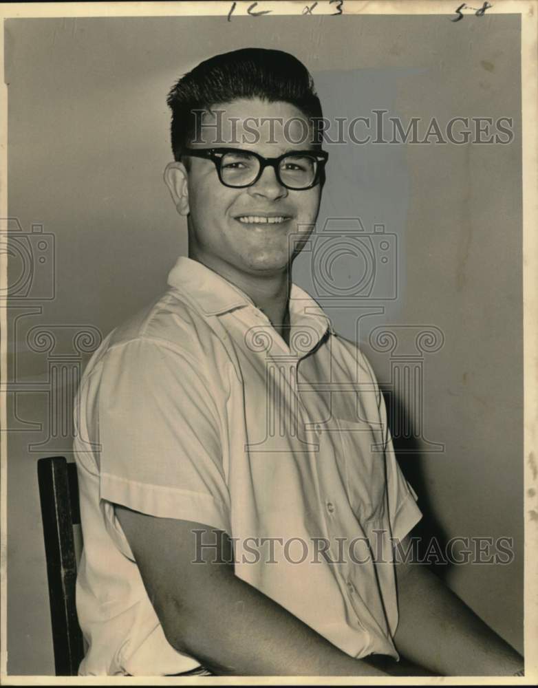 1964 Richard Vial, Honor Graduate of Cor Jesu High School - Historic Images