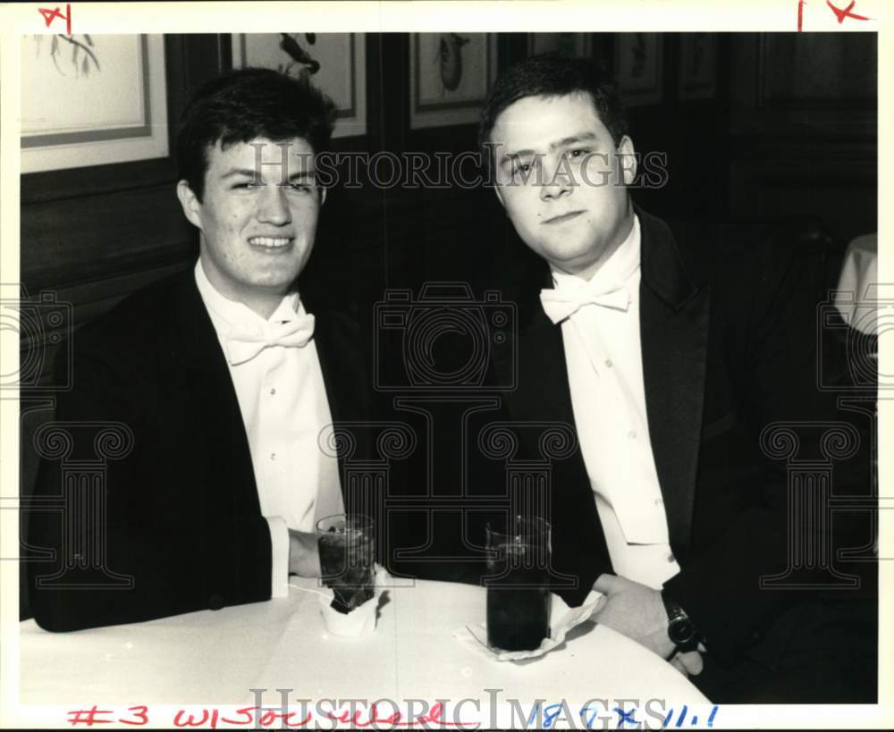 1993 Eric Dinadale, Jay Valentino at Mid Winter Cotillion - Historic Images