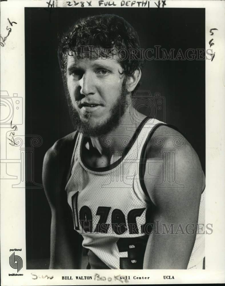 1979 Press Photo Bill Walton, 6-11 center of UCLA basketball - noc66272- Historic Images