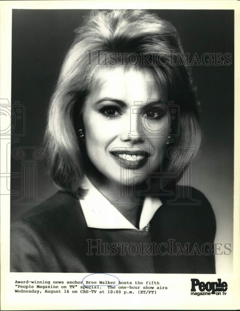 1989 Bree Walker hosts the fifth &quot;People Magazine on TV&quot; Special - Historic Images