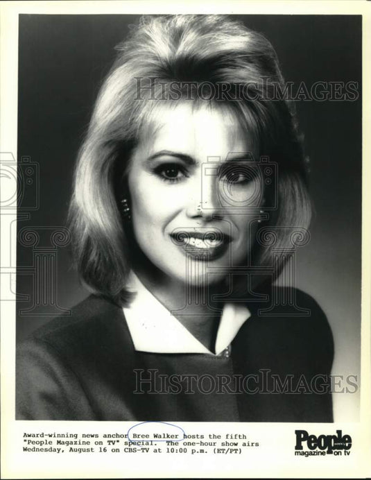 1989 Bree Walker hosts the fifth "People Magazine on TV" Special - Historic Images