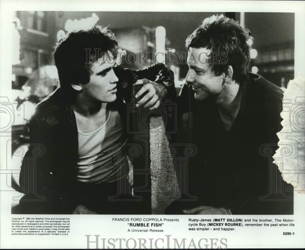 1983 Scene from "Rumble Fish" movie - Historic Images