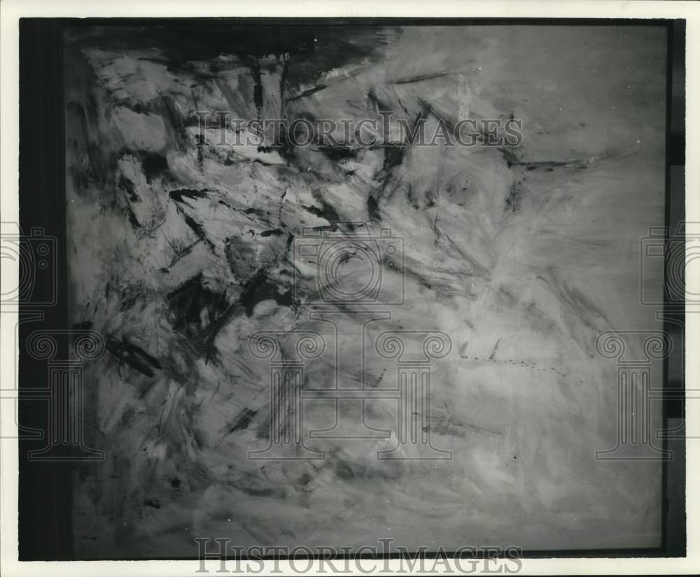 1963 &quot;Untitled&quot; painting by Daniel Rice - Historic Images