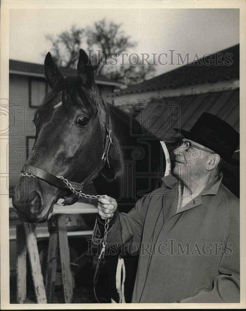 1970 Press Photo Horse trainer Steve Valenti - noc68533 - Historic Images