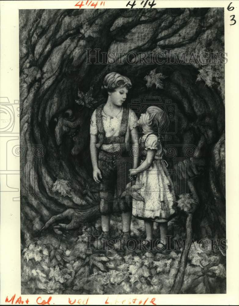 1981 &quot;Hansel and Gretel,&quot; Opera Ball poster by Alan Flattmann - Historic Images