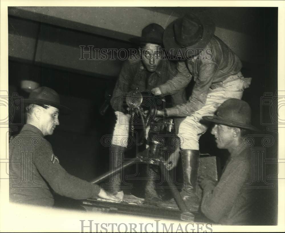 1934 Louisiana National Guards in New Orleans because of Sen. Long - Historic Images