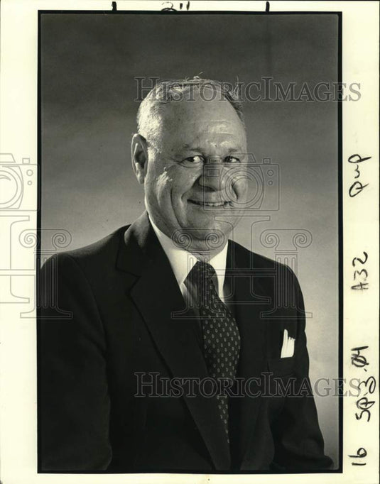 1985 Press Photo John Spizale, retiring employee of The Times-Picayune - Historic Images