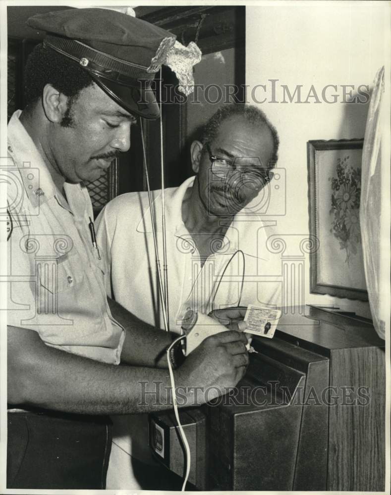 1975 Patrolman Ray Stanacker of the New Orleans Police Department - Historic Images