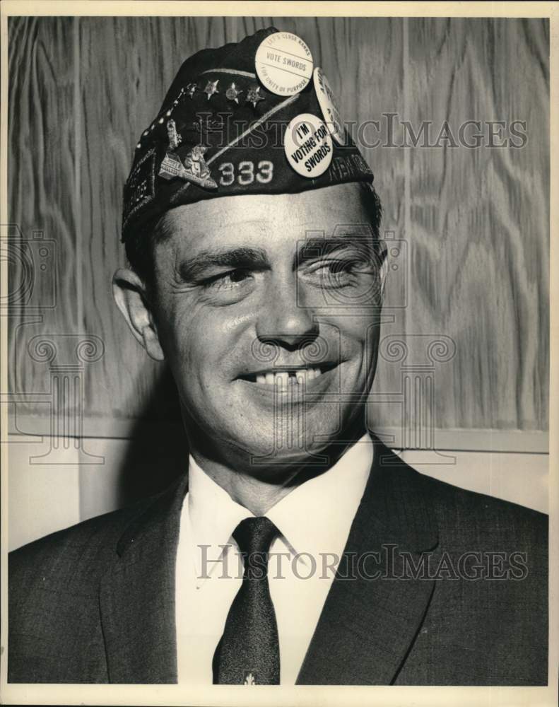 1964 Post Commander Cari Strauss of American Legion Oaks - Historic Images