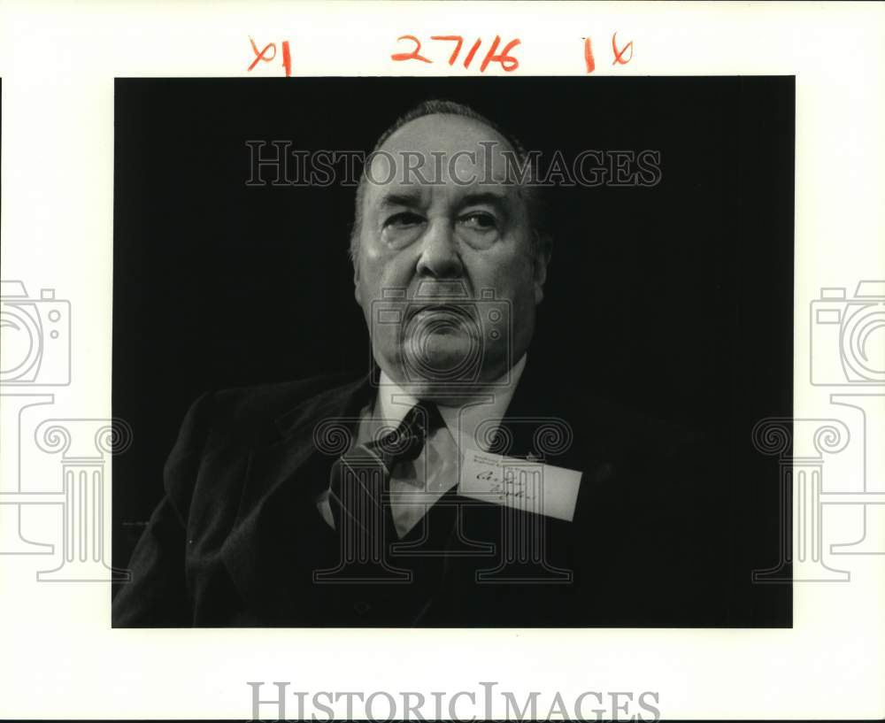 Press Photo Vogeler Carlos attending a convention - Historic Images