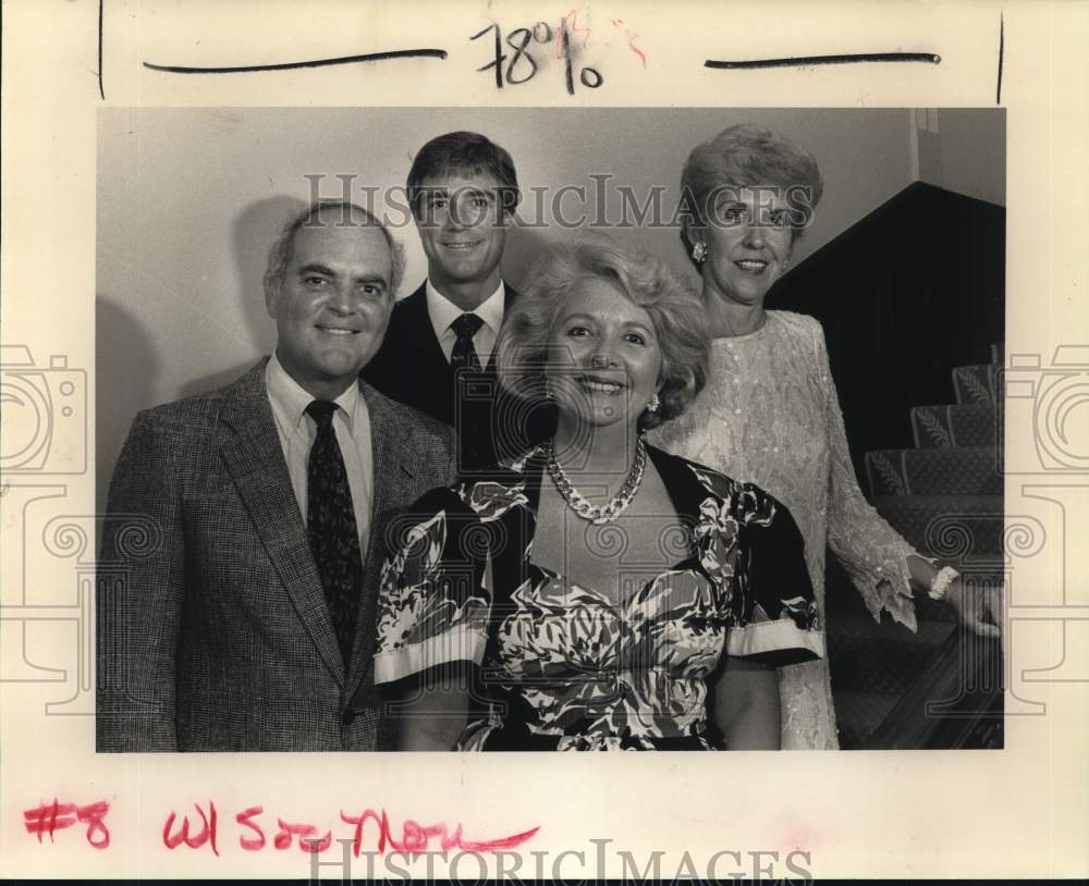 1991 Dignitaries attending the Lighthouse for the Blind Fundraiser - Historic Images