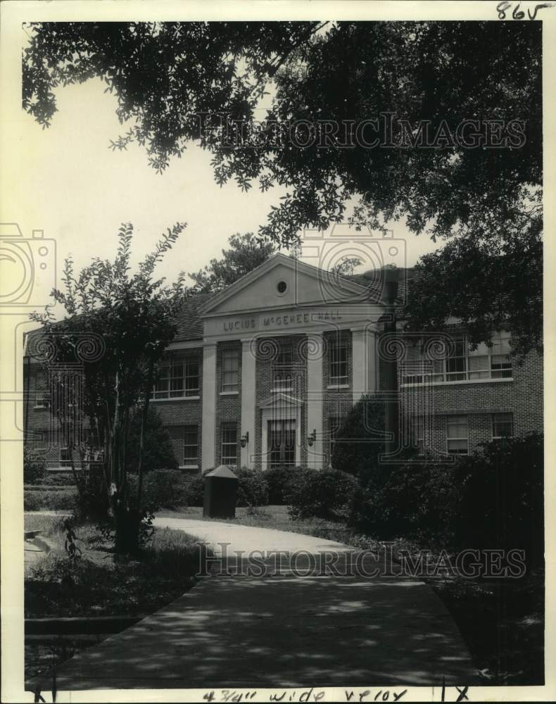 1975 Lucius McGehee Hall at Southern Louisiana University - Historic Images