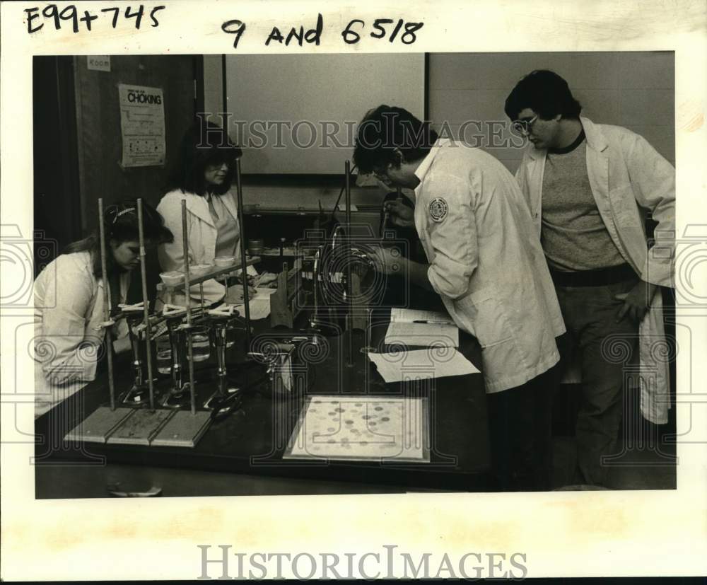 1982 Students enrolled at the vocational-technical science program - Historic Images