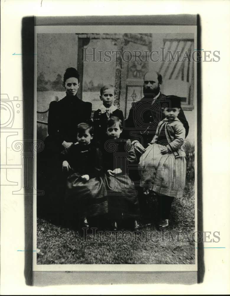 1891 The J. A. Gosserand family portrait of False River - Historic Images