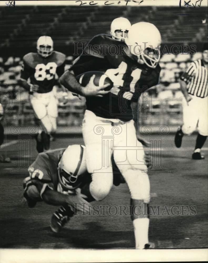 1972 Press Photo Football players of Tulane University Athletic Department - Historic Images