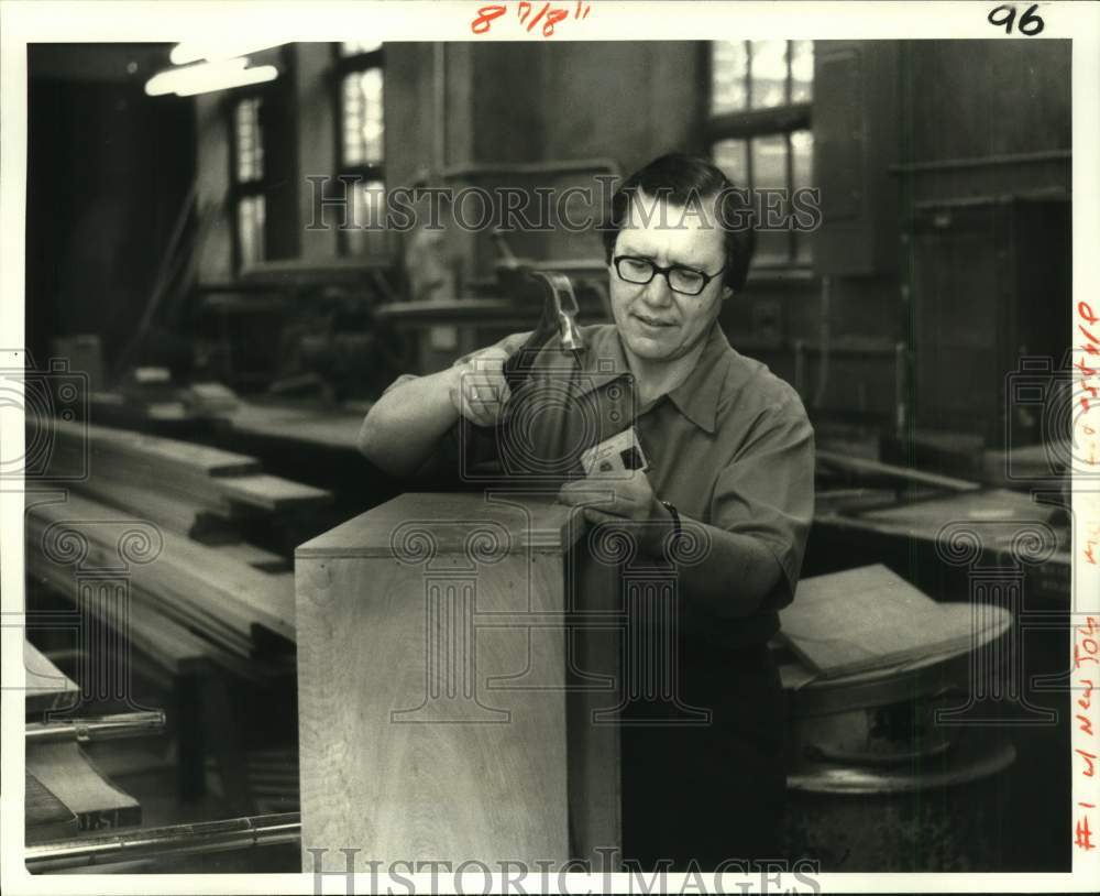 1982 Sister Richard Mier, maintenance staff at Tulane Medical - Historic Images