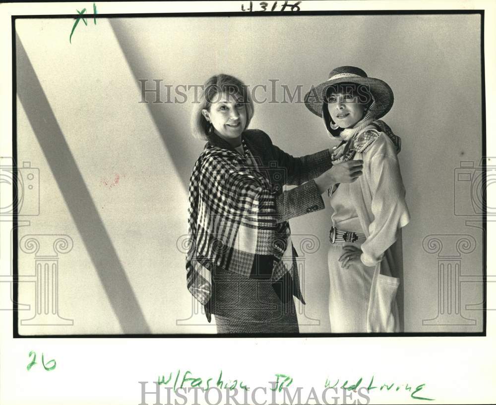 1986 Bettye Huddleston and Glenda Byers at Saks, Canal Place-Historic Images