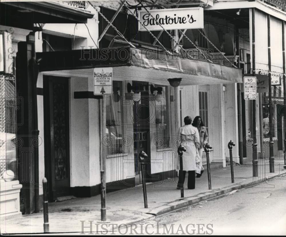 1976 Press Photo Exterior view of Galatoire's Restaurant - Historic Images