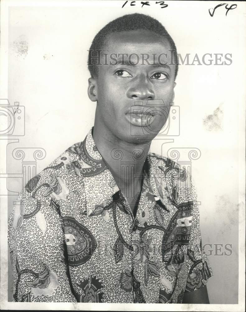 1969 Press Photo Mohammed Toure, a newspaper man from Ivory Coast - Historic Images