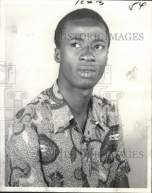 1969 Press Photo Mohammed Toure, a newspaper man from Ivory Coast - Historic Images