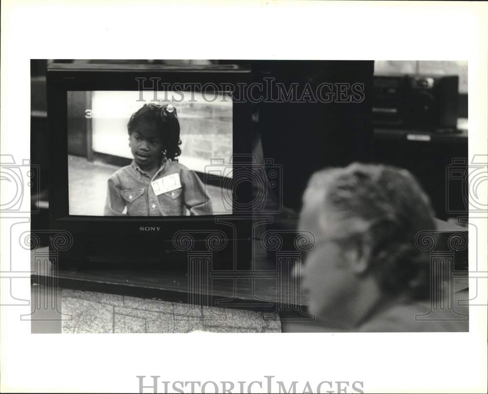 1995 Alexandria Arlington during screening for commercial - Historic Images