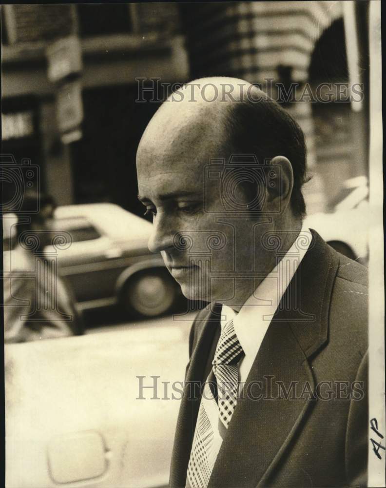 1975 Press Photo George Chittenders, secretary-treasurer Int&#39;l Longshoremen - Historic Images