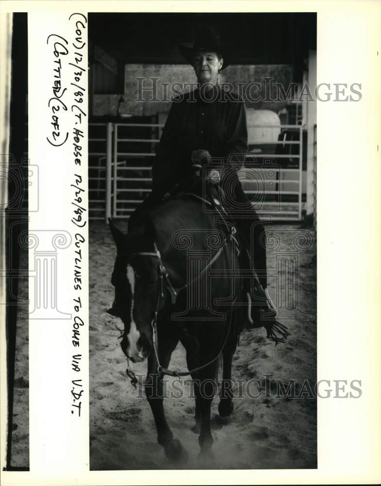 1989 Press Photo Sugar Bowl Classic Quarter Horseshow - noc85238 - Historic Images