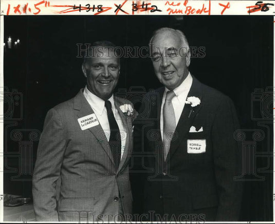 1989 Press Photo VA Armand Le Garden & Morrell Trimble, Tenner & Williams - Historic Images