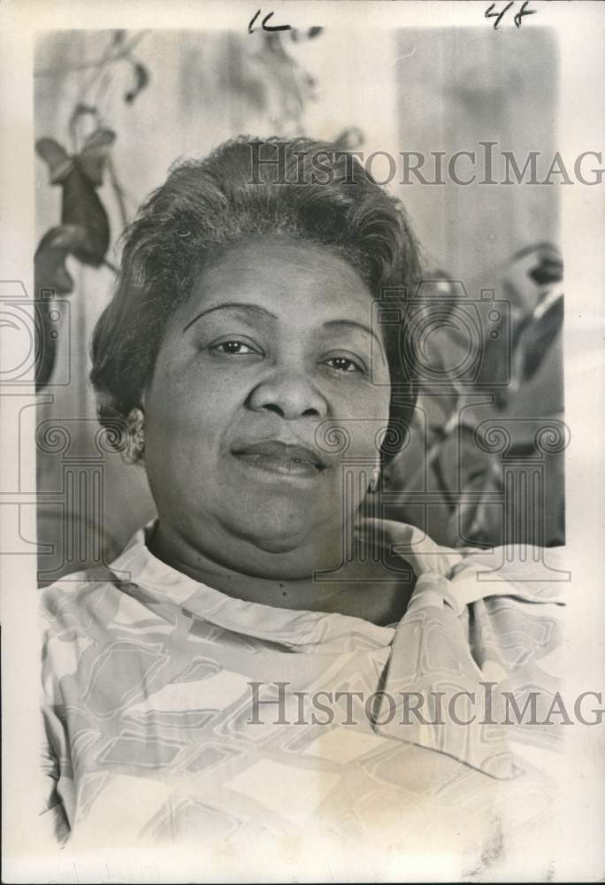 1970 Press Photo Mrs. Leah L. Harrell, Women&#39;s Day speaker - noc89758 - Historic Images