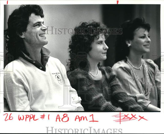 1985 Press Photo B.J. Thomas during Celebrity Golf event at Intercontinental- Historic Images